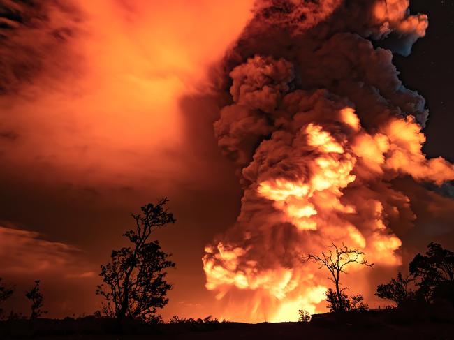 The Kilauea volcano has erupted again. Picture: USGS Hawaiian Volcano Observatory