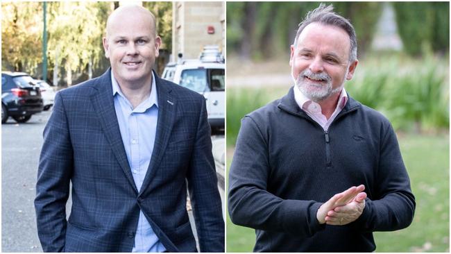 Shane Broad and David O’Byrne are vying for the Labor leadership.