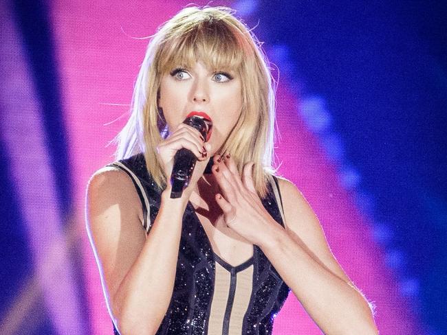 Taylor Swift was seen crying in the courtroom during Mueller’s lawyer Gabriel McFarland’s closing statement. Picture: AFP.