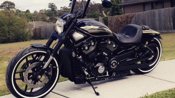 Cosgrove was riding a black Harley Davidson not too dissimilar to this one. (File picture)