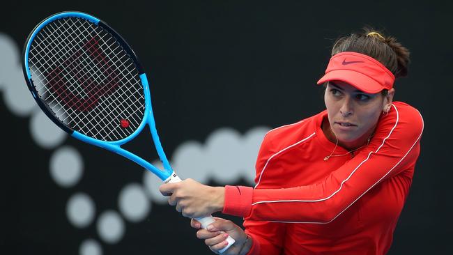 Ajla Tomljanovic is in good form and will fancy her chances against Brit Johanna Konta today. Picture: AFP