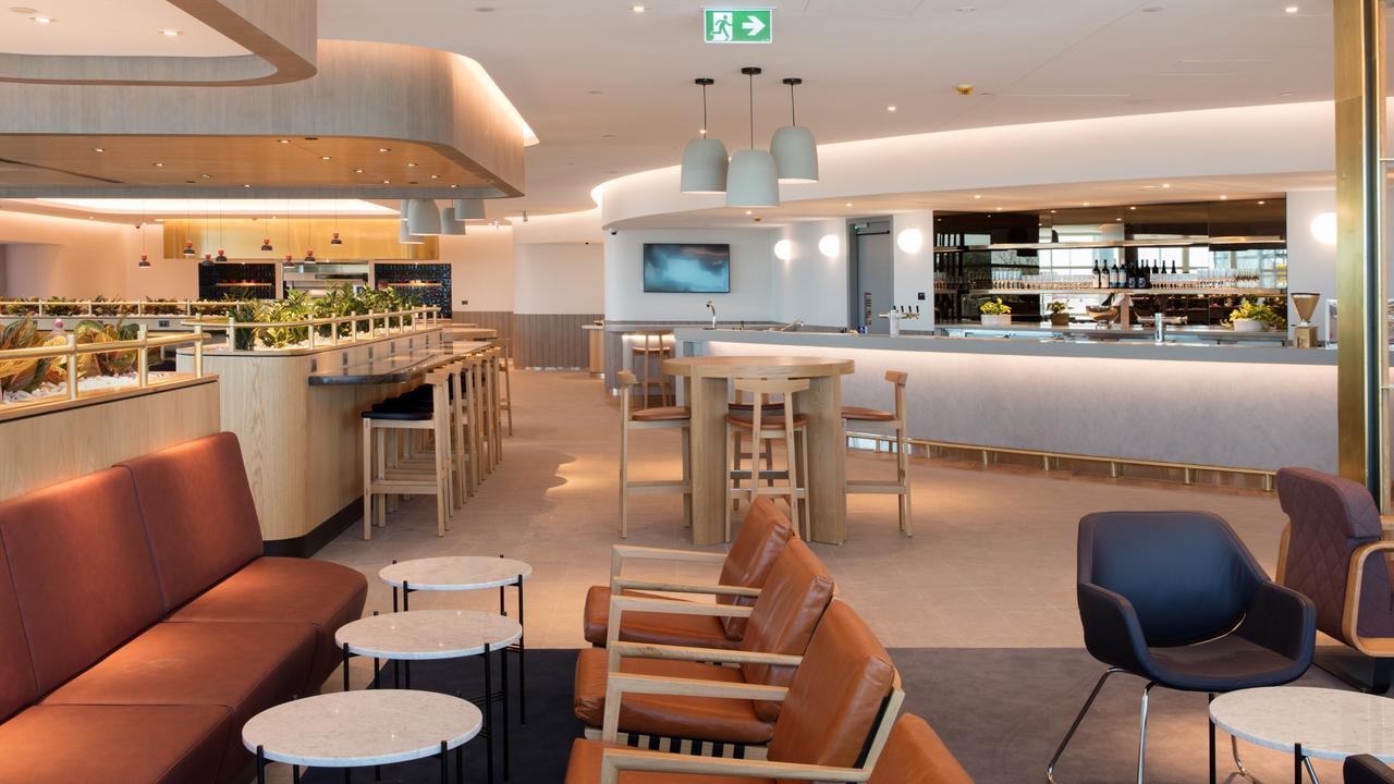 Brisbane’s Qantas Domestic Business Lounge. Picture: Supplied