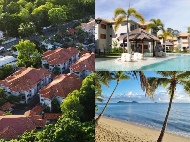 More than a dozen properties are potentially operating unauthorised Airbnbs in a northern beaches suburb of Cairns where rental vacancy is near an all-time low. Picture: Brendan Radke, Supplied