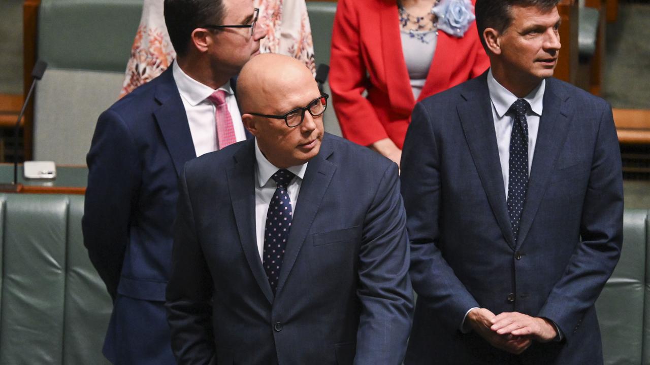 Opposition Leader Peter Dutton said middle Australia missed out in Labor’s budget handed down on Tuesday. Picture: NCA NewsWire / Martin Ollman