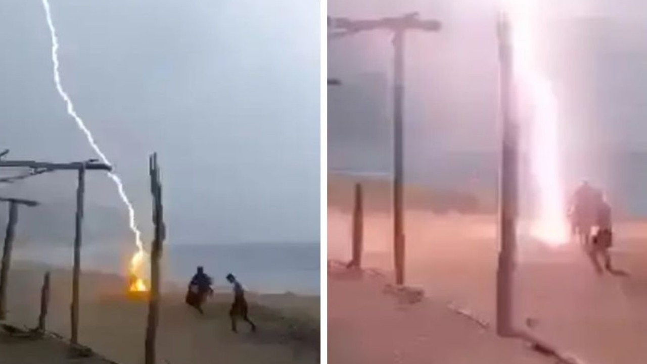 Chwila grozy: na meksykańskiej plaży piorun zabił turystę i sprzedawcę hamaków