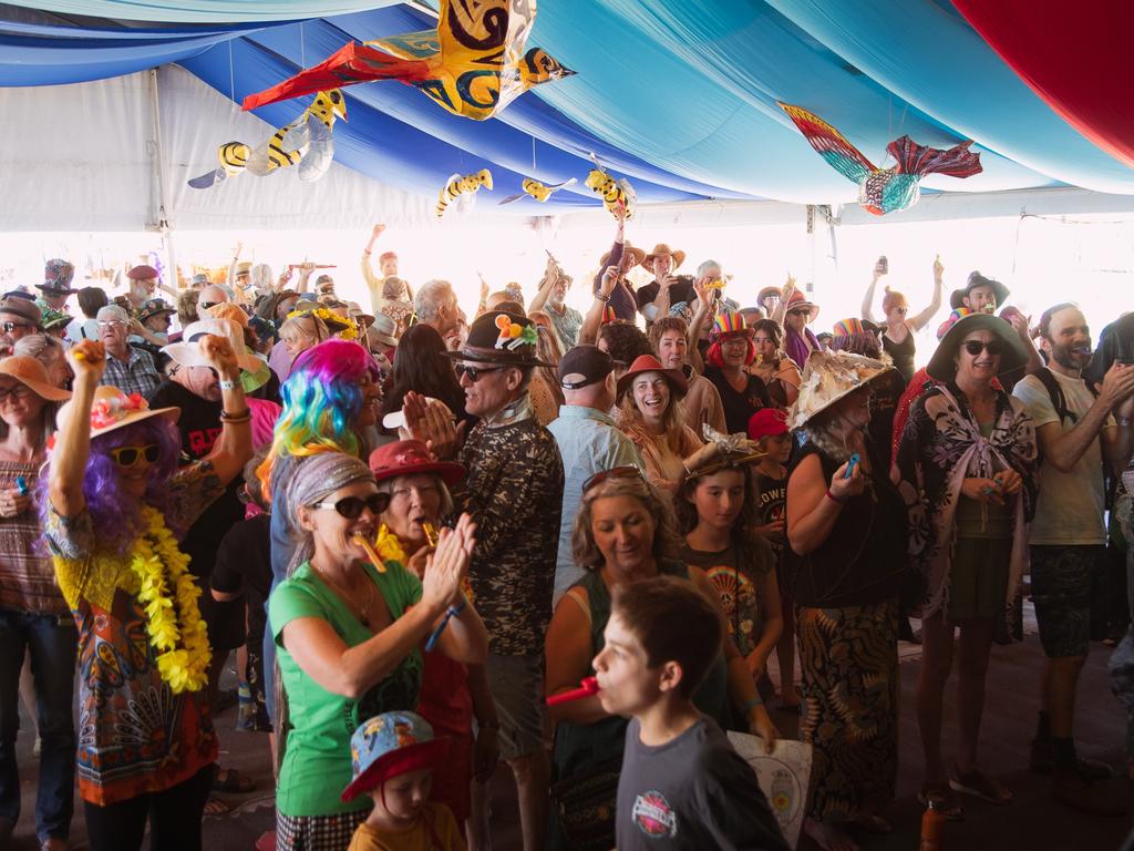 The crowd at last year’s Townsville Folk Festival