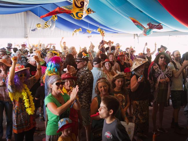 The crowd at last year’s Townsville Folk Festival