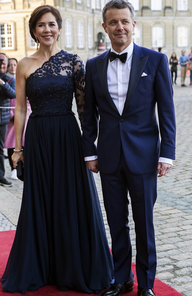 Princess Mary and husband Prince Frederik in April. Picture: Ole Jensen/Getty Images