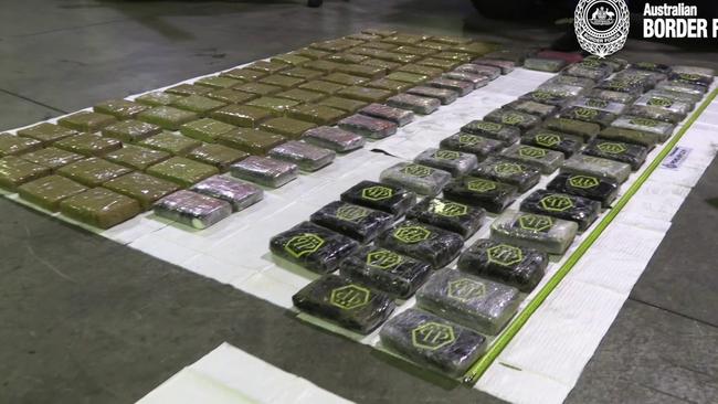 Police believe the drugs were headed for the NSW ski fields. Picture: Australian Border Force