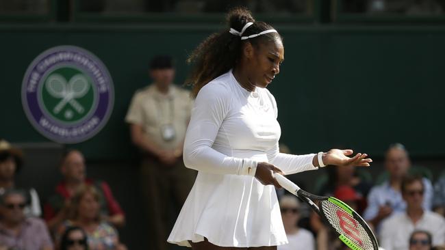 Serena Williams has responded to the furore surrounding Wimbledon’s decision to play the mens semi-final prior to her clash with Angelique Kerber.