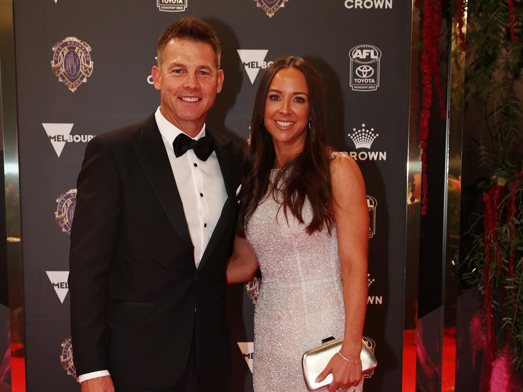 Ben Cousins took his sister in a heartwarming move. Photo by Michael Klein.