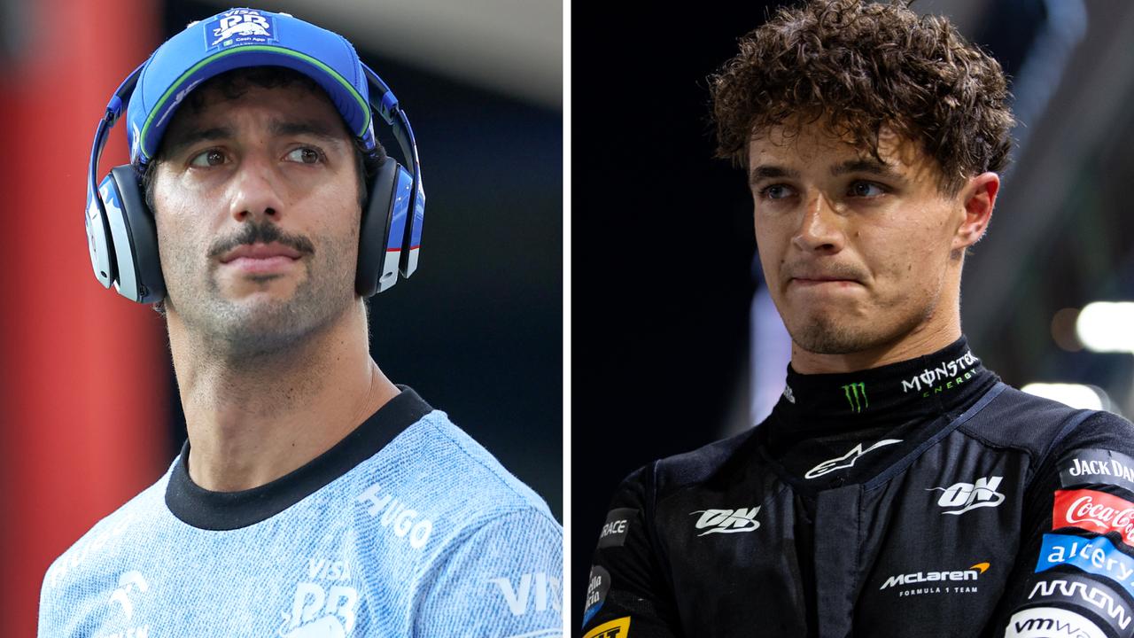 Daniel Ricciardo and Lando Norris