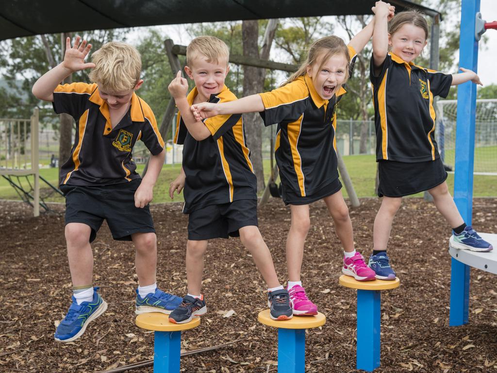 MY FIRST YEAR: Pilton State School Prep students, Thursday, February 15, 2024. Picture: Kevin Farmer