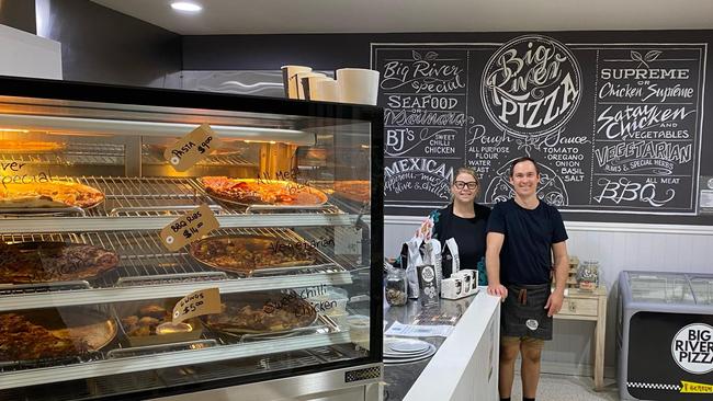 Owners of Big River Pizza Ashley and Brendan Albert – winners of Clarence Valley's favourite pizza.