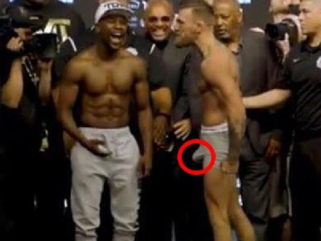 Conor McGregor s clue in Floyd Mayweather fight erection