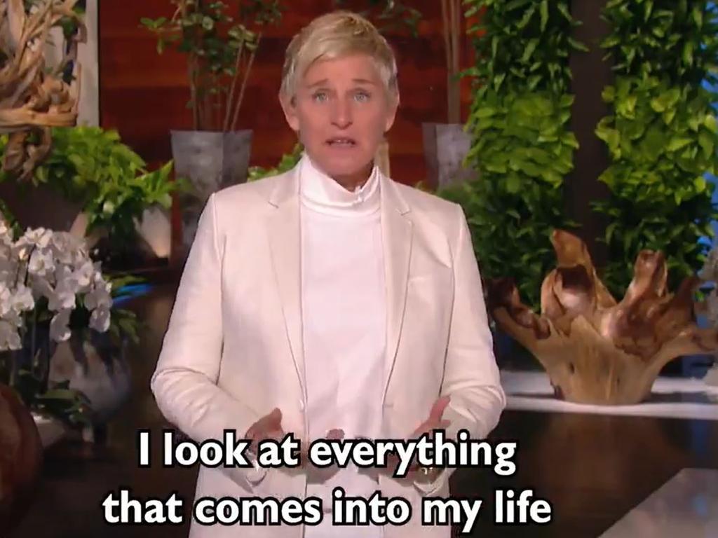 TV star Ellen DeGeneres addresses the recent controversy.