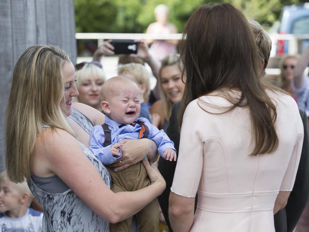 Catherine, Duchess of Cambridge and Prince William, Duke of Cambridge arrive at Truro Cathedral during a royal visit to Cornwall on September 1, 2016 in Truro, United Kingdom. Picture: Splash