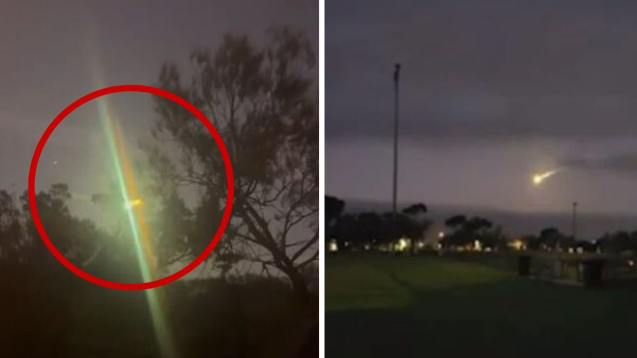 Mysterious green flash lights up sky