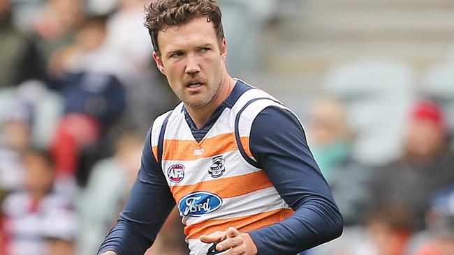 Mitch Clark returns to the Geelong line-up. Picture: Nathan Dyer