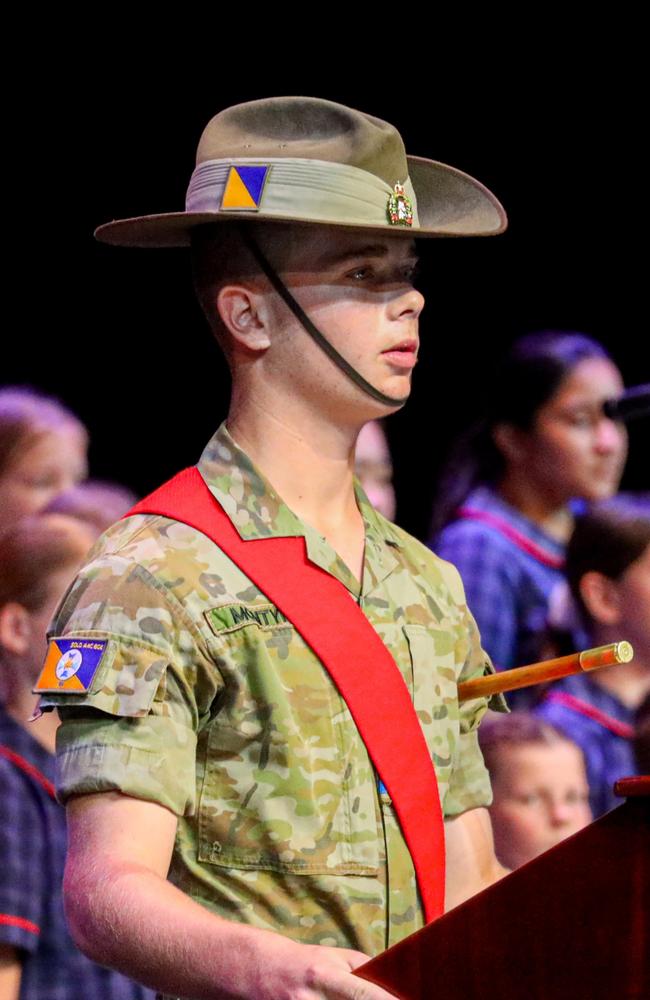 Cooper McIntyre has been awarded the Long Tan Leadership Award. Picture: Contributed