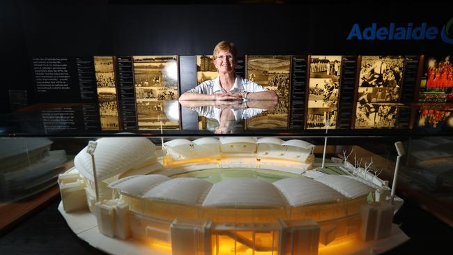 Adelaide Oval volunteer tour guide Nicki Titchener. Picture: Tait Schmaal