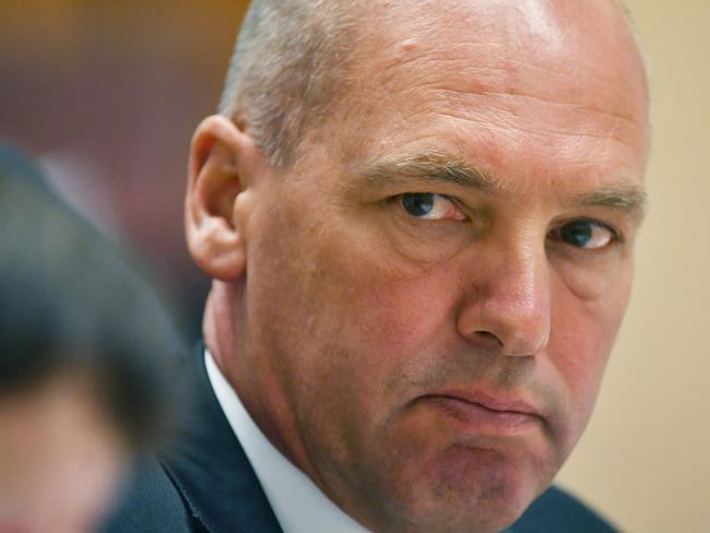 Stephen Parry resigned as Senate president and as a senator for Tasmania yesterday following confirmation he was a British citizen. Picture: Mick Tsikas / AAP