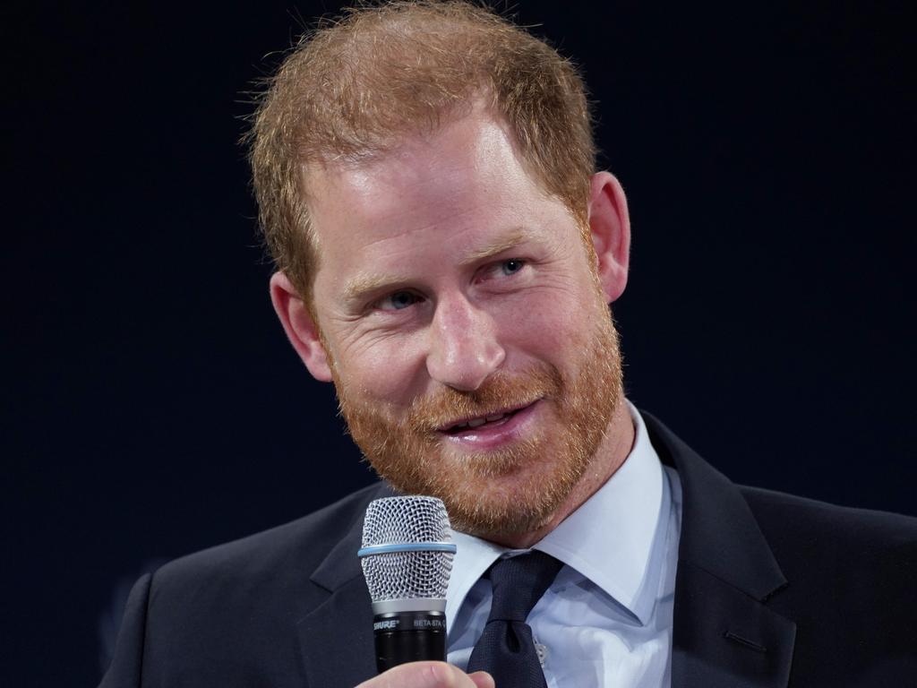 Prince Harry, Duke of Sussex speaks onstage during the 2024 Concordia Annual Summit at Sheraton New York Times Square on September 23, 2024 in New York City. Picture: Riccardo Savi/Getty Images for Concordia Summit