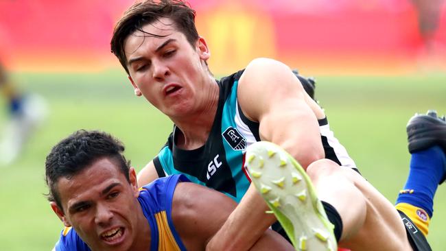 Port young gun Connor Rozee has hit the wall. Picture: AFL Photos/Getty Images