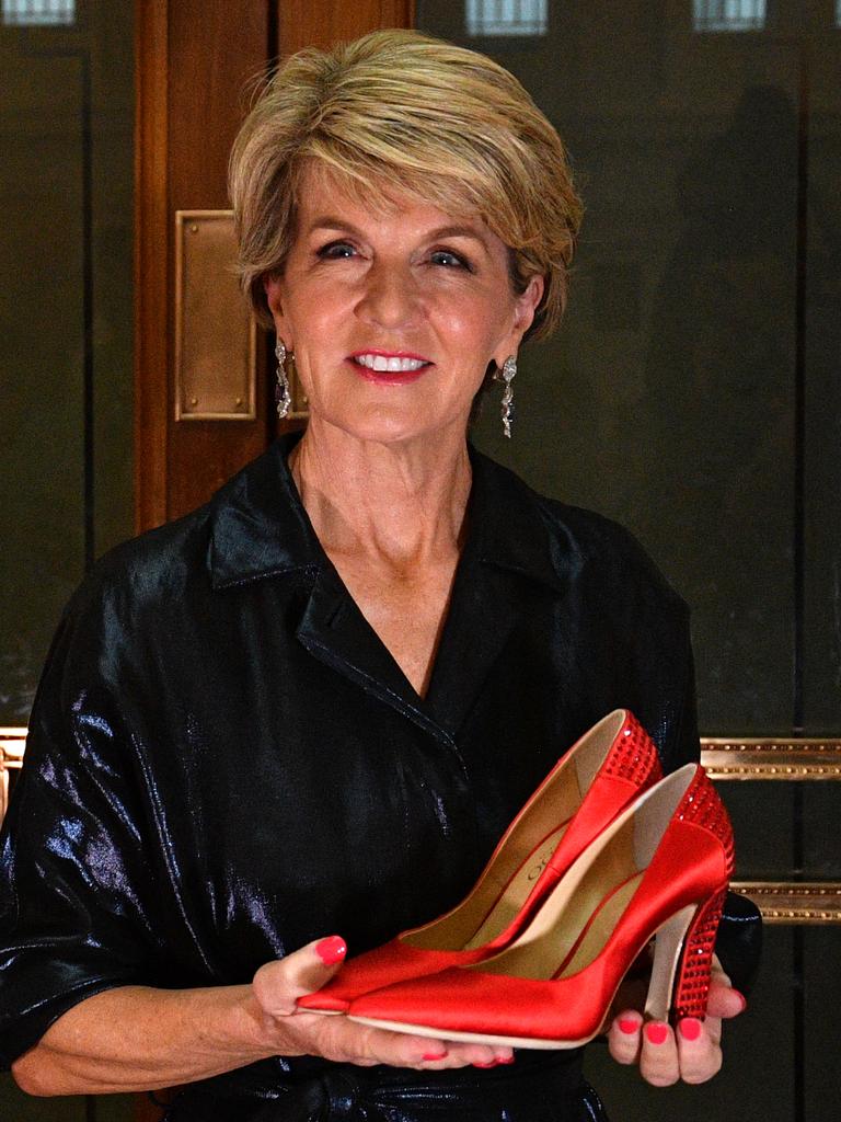 Her red shoe moment was iconic. Picture: AAP Image/Mick Tsikas