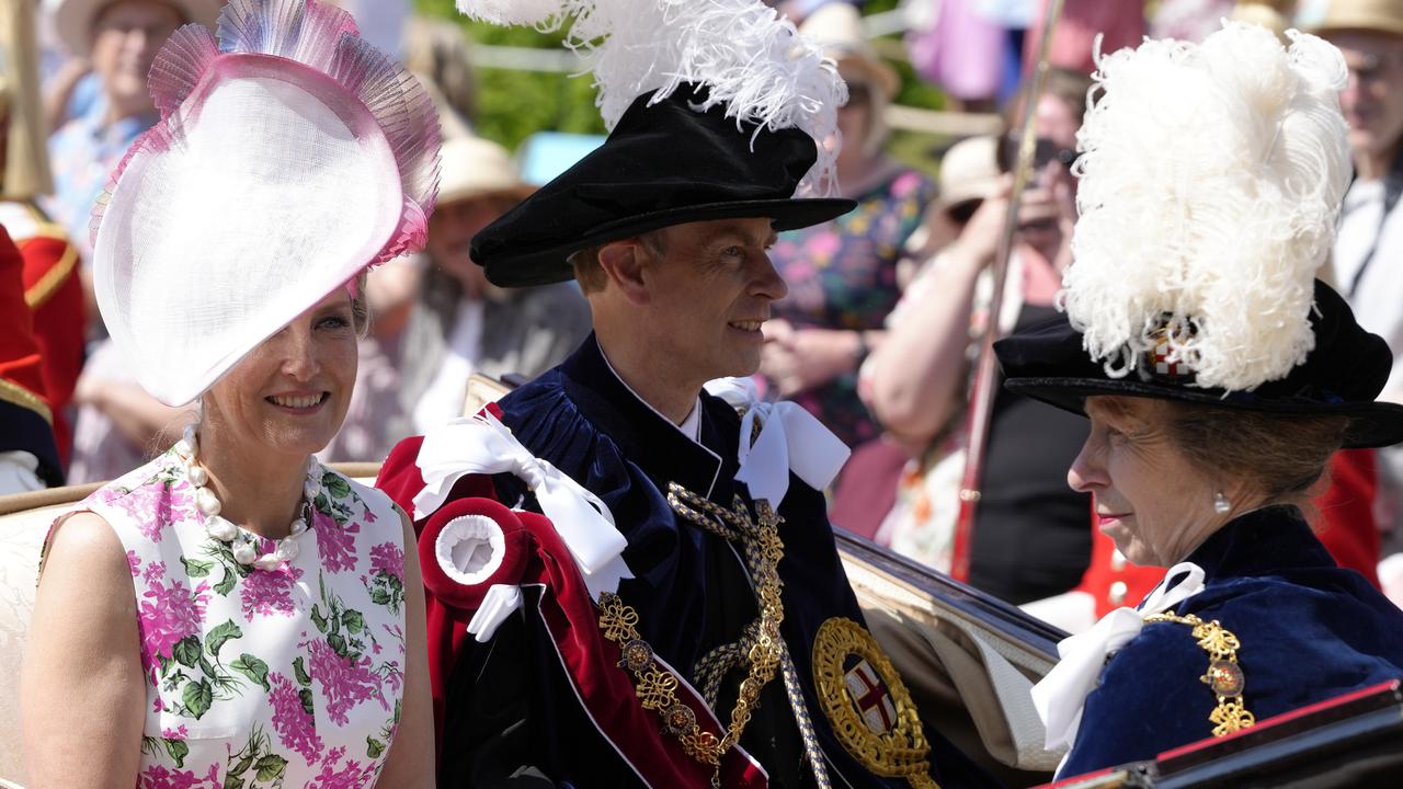 The consequences of what now looks like the King’s short-sightedness are currently on full display, with Prince Edward, Sophie and Anne left to carry the whole show. Picture: Kirsty Wigglesworth-WPA Pool/Getty Images