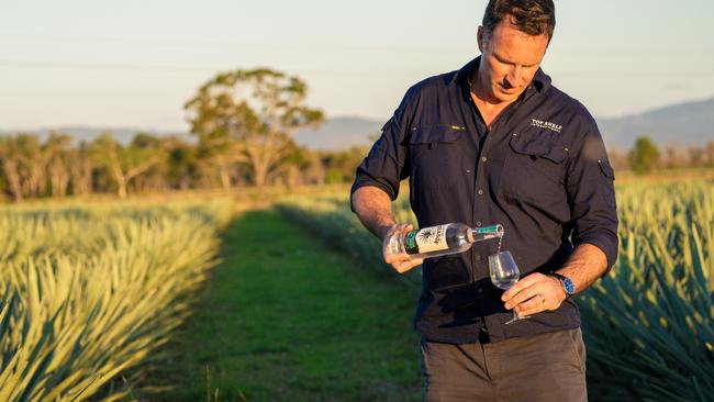 Act of Treason chief executive Trent Fraser, with his uniquely Queensland agave spirit.