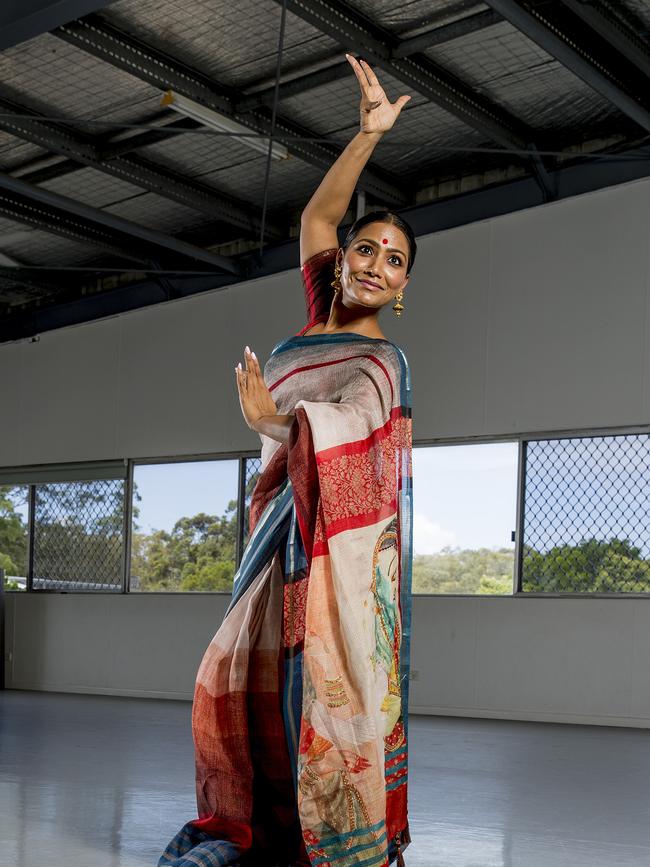 The courses are held at Navrasa, Aarti’s dance school on the Coast. Picture: Jerad Williams