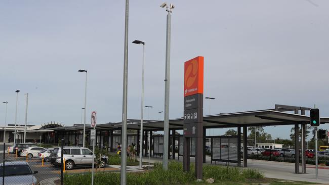 Helensvale Train Station on Town Centre Dr. Picture Glenn Hampson