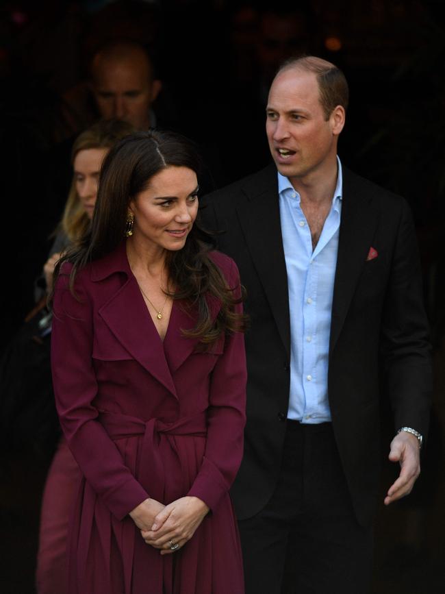 The couple’s outing marks the royal couple’s first official engagement since their Easter break. Picture: AFP