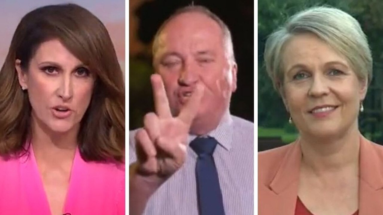 Barnaby Joyce and Tanya Plibersek clashed on Sunrise.