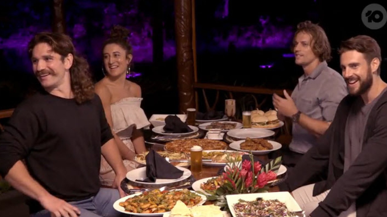 John and Daisy (left) at a Jury Villa dinner.