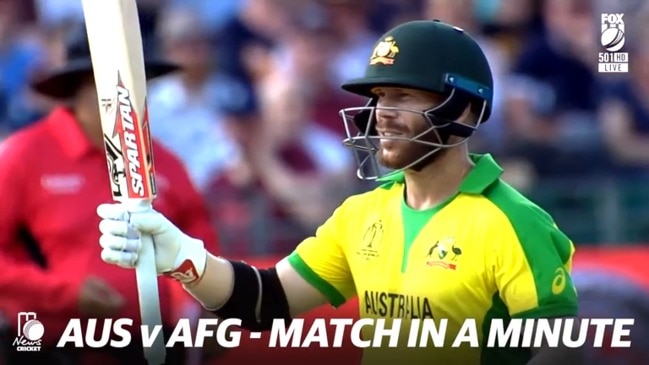 Australia v Afghanistan — Match in a Minute