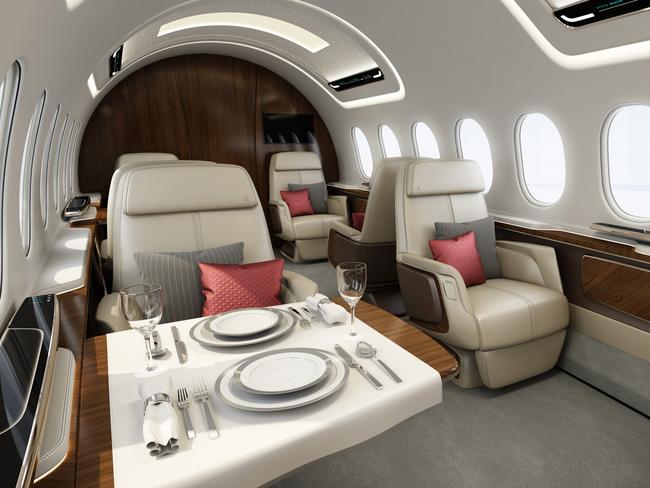 Design features include a luxurious nine-metre-long cabin. Picture: Aerion Corporation