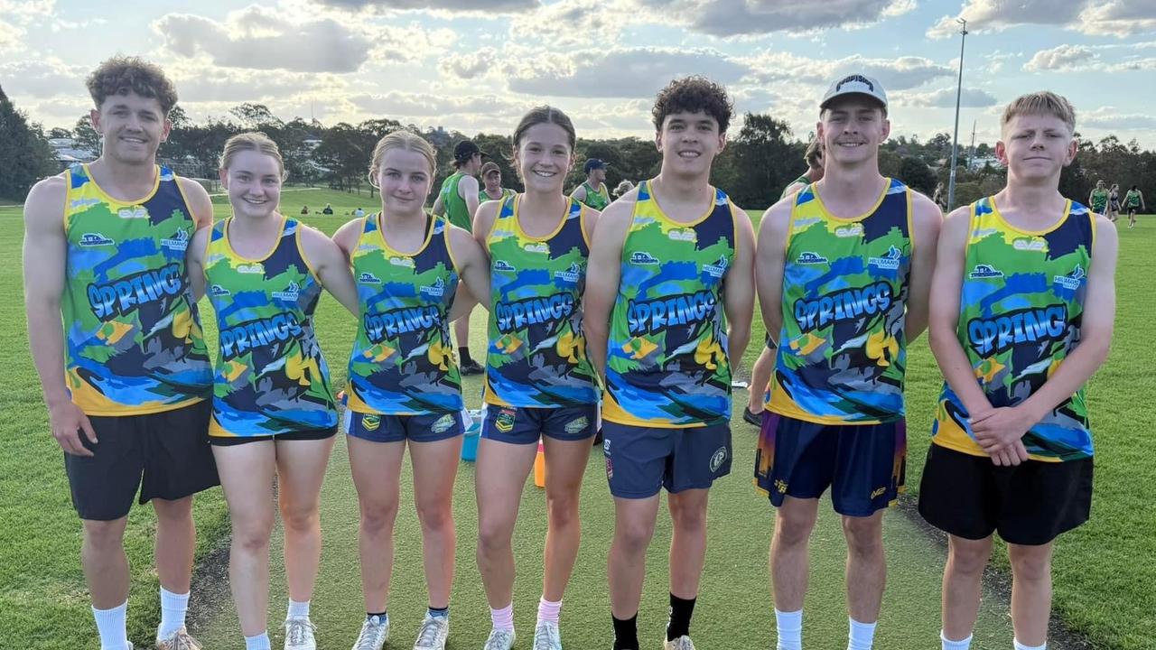 Springs Early Education Elite Toowoomba touch players.