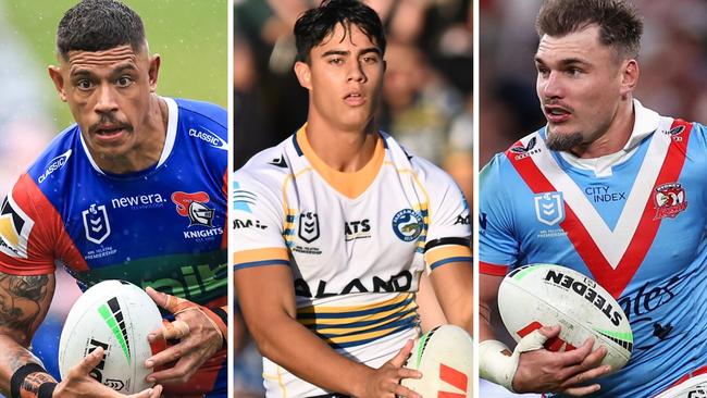 Dane Gagai, Blaize Talagi and Angus Crichton.