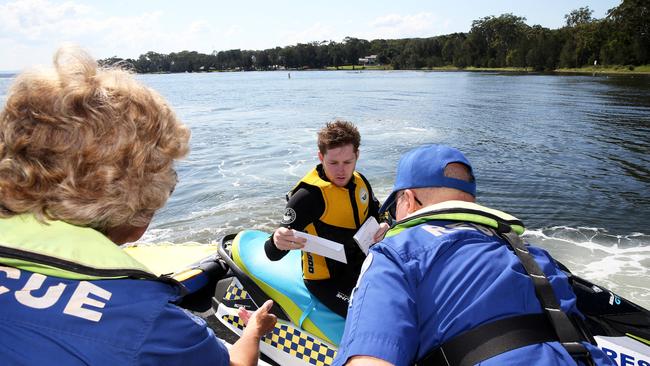 Marine Rescue Lake Macquarie. Picture by Peter Lorimer