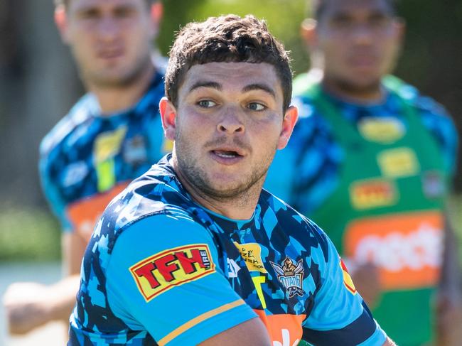 Ash Taylor at training. Picture: Gold Coast Titans