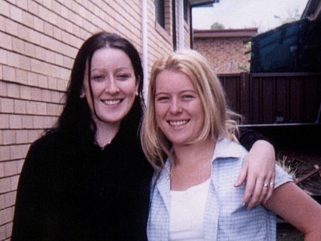 Rachelle Childs (right), with her sister Kristy.