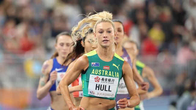 Jess Hull took the bronze in the 3000m. Picture: Lintao Zhang/Getty Images