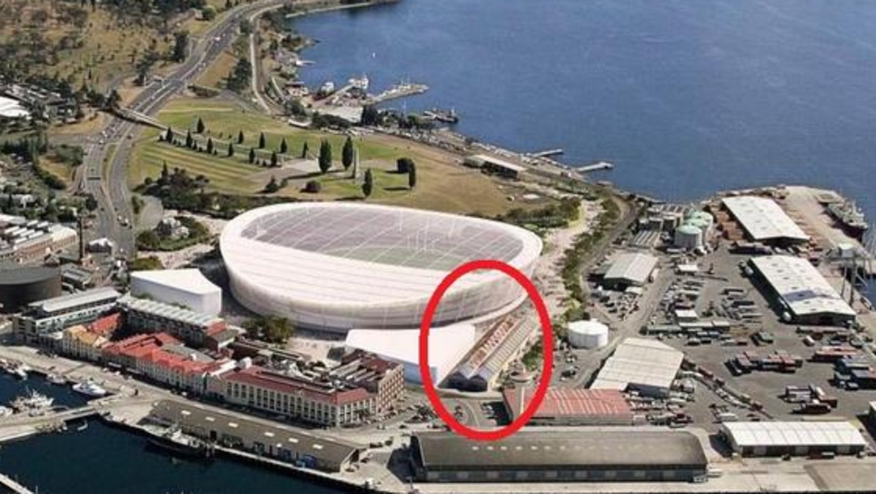 A 109-year old shed that was looming as a major stumbling block in Tasmania’s plans to build a new stadium at Hobart’s Macquarie Point for a 19th club is unlikely to stand in the AFL’s way.