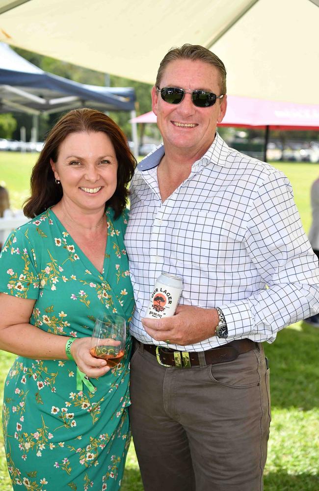 Danielle and Jeremy Burns at the Polo &amp; Provedores, Noosa. Picture Patrick Woods.