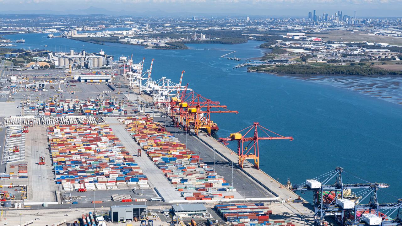 Strict biosecurity protocols have created a major backlog of ships arriving at Australian ports, including the Port of Brisbane.