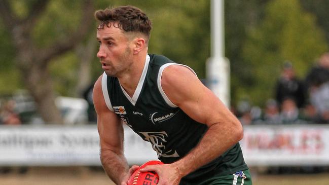 Former Carlton player Andrew Walker is still co-coach of Echuca. Picture: Aaron Cook