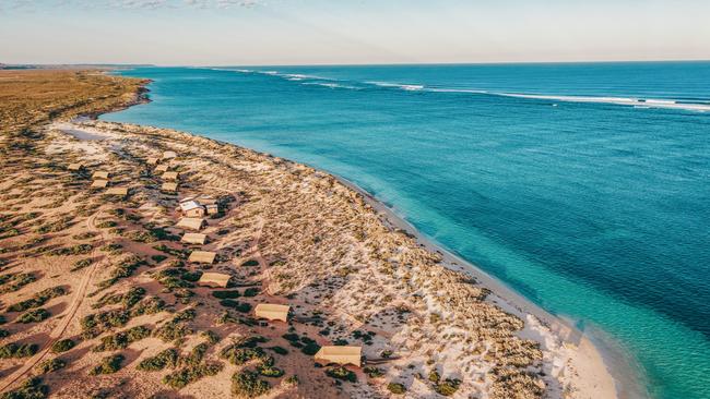 Luxury eco glamping retreat, Sal Salis Safari Camp, WA.