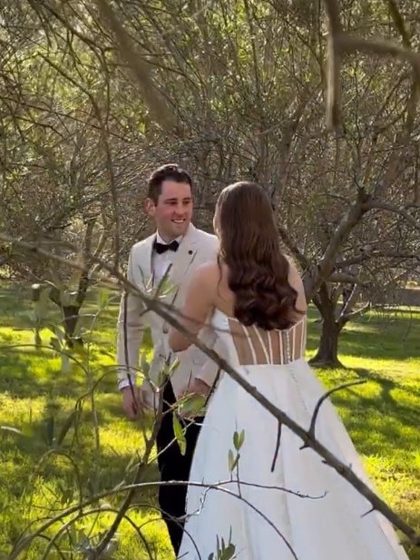 A guest described it as a ‘fairytale’ wedding. Picture: Facebook/The Hunter Valley Celebrant